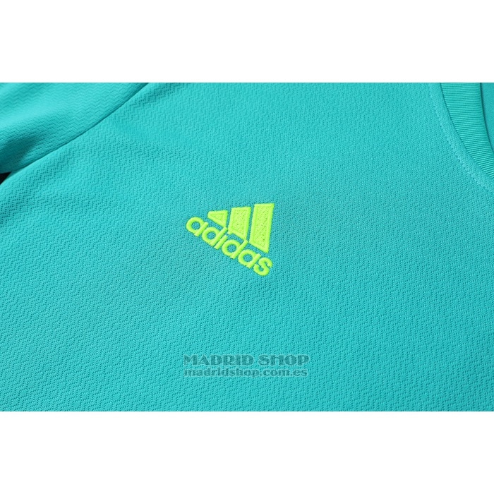Chandal del Juventus Manga Corta 2022-2023 Azul y Verde - Pantalon Corto
